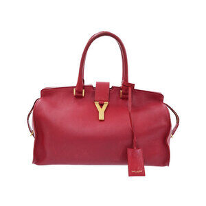 SAINT LAURENT PARIS Monogram Cabas 2way Leather HandBag